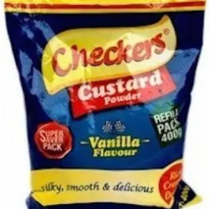 Checkers Custard Powder | Vanilla Flavour | Refill Pack | 400g
