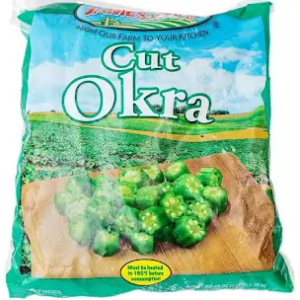 James Farm Frozen Cut Okra - 3 Lbs