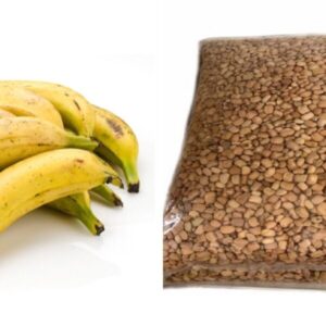 Ripe Plantain and Brown Beans Combo