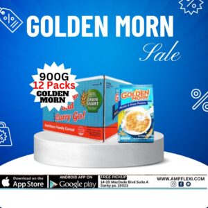 Box of 900g Golden morn ( 2pcs)