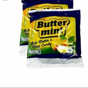 BUTTER MINT - Nigerian Candy. ( 1 SATCHET)